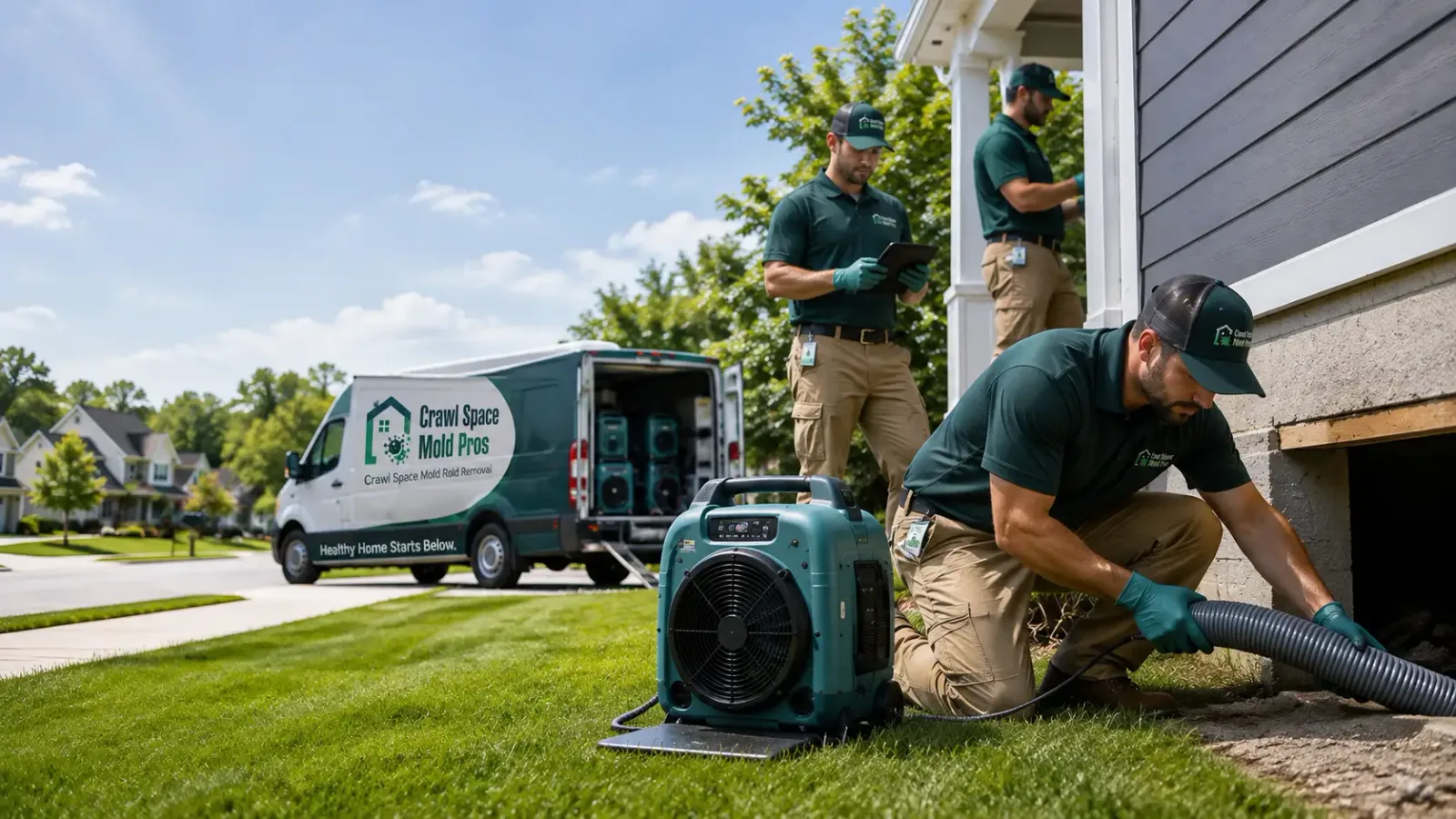 Crawl Space Mold Removal in Onslow, IA
